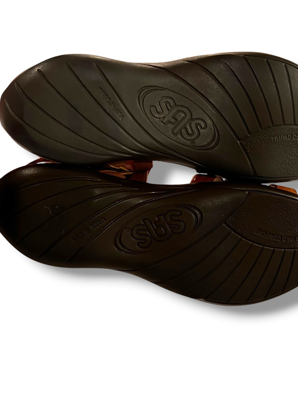 SAS Pier Sandals 3 Adjustable Straps Leather Sepia Women's US 10M USA D-8 - Picture 6 of 7